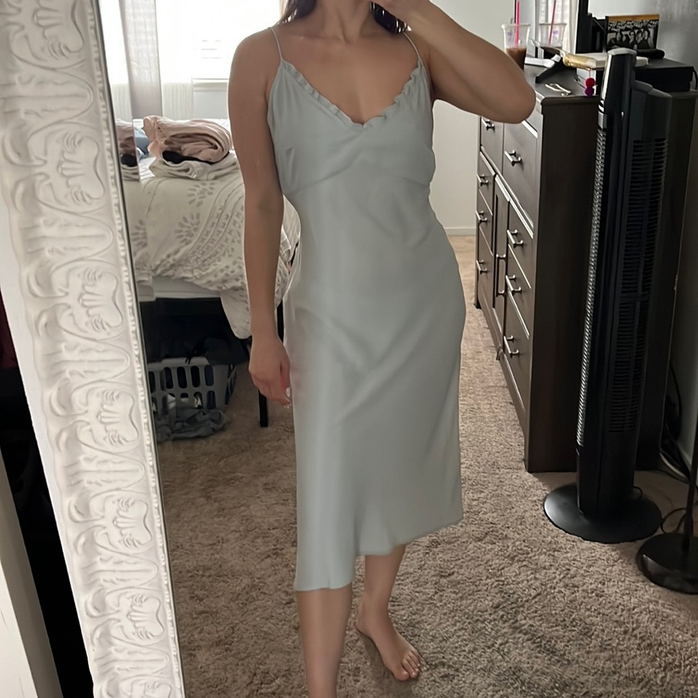 Abercrombie Silk midi dress